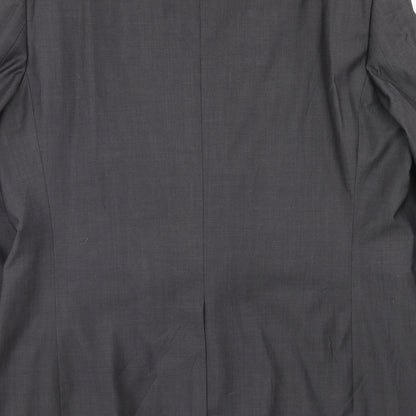 Autograph Mens Grey Wool Jacket Suit Jacket Size 44 Regular