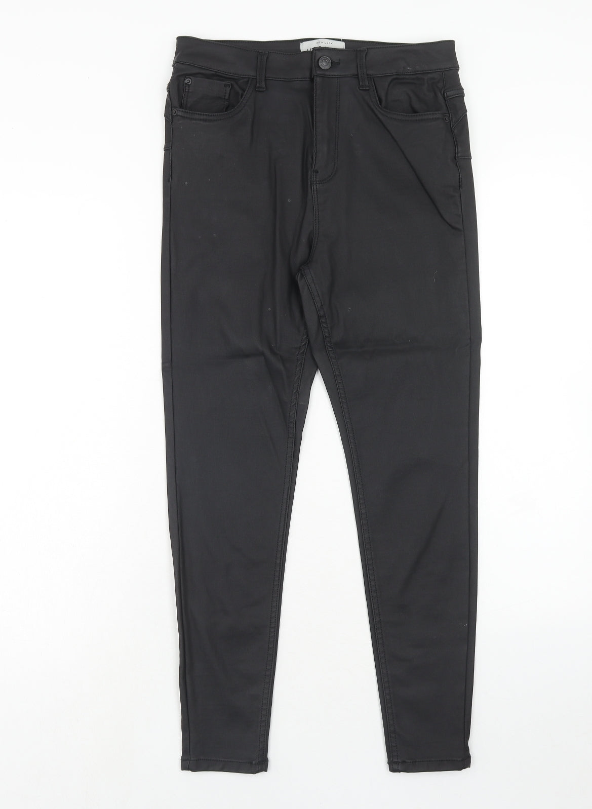 Womens UK Size 12 New Look Regular Fit  Black Trousers