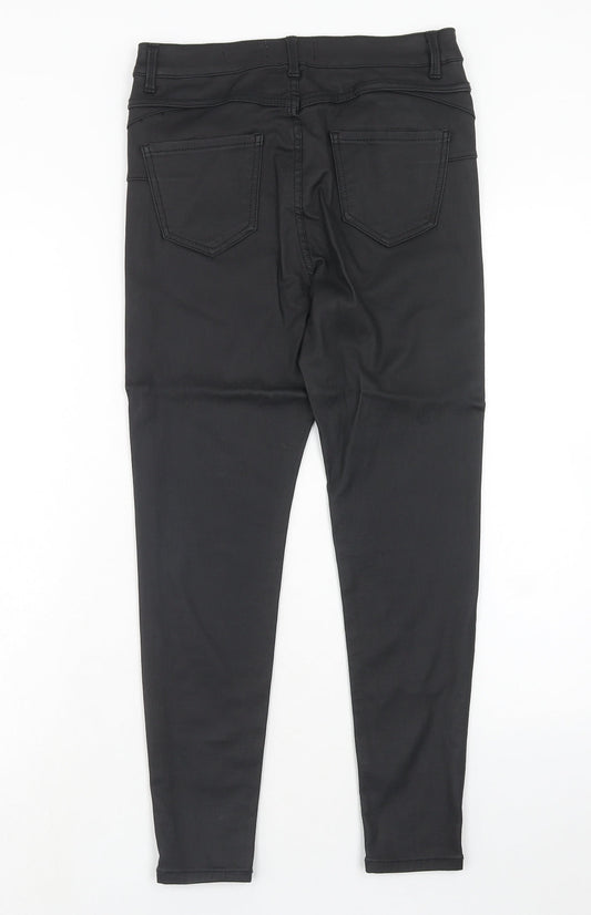 Womens UK Size 12 New Look Regular Fit  Black Trousers