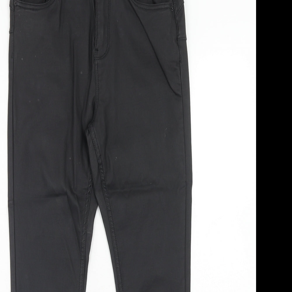 Womens UK Size 12 New Look Regular Fit  Black Trousers