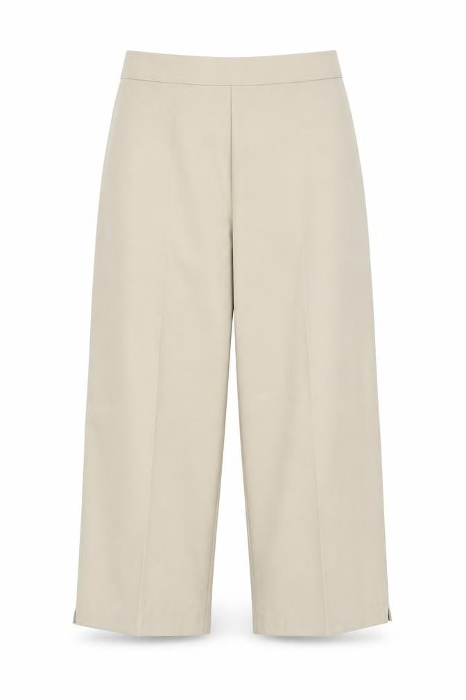Womens UK Size 10 Preworn Regular Fit  Beige Trousers
