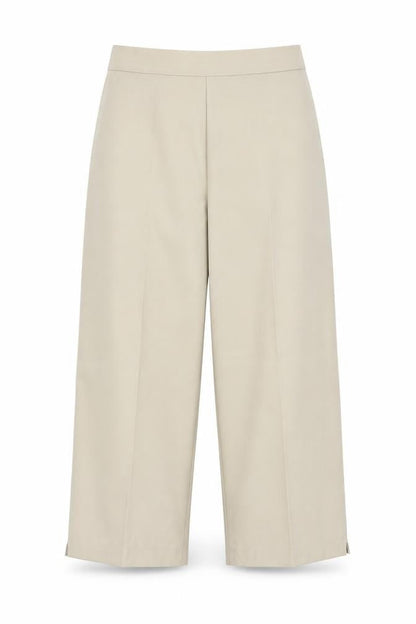 Womens UK Size 10 Preworn Regular Fit  Beige Trousers