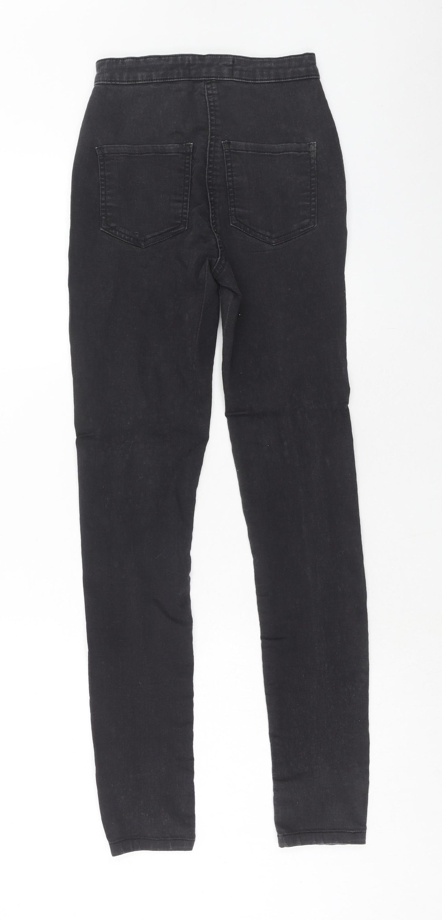 PARISIAN SIGNATURE Womens Black Cotton Skinny Jeans Size 4 Regular Zip