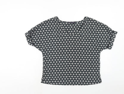 Womens UK Size 10 Marks and Spencer Black Basic Blouse