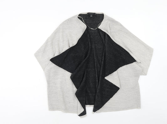 Womens UK Size S Atmosphere Grey Cardigan Jumper