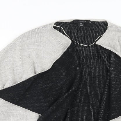 Womens UK Size S Atmosphere Grey Cardigan Jumper