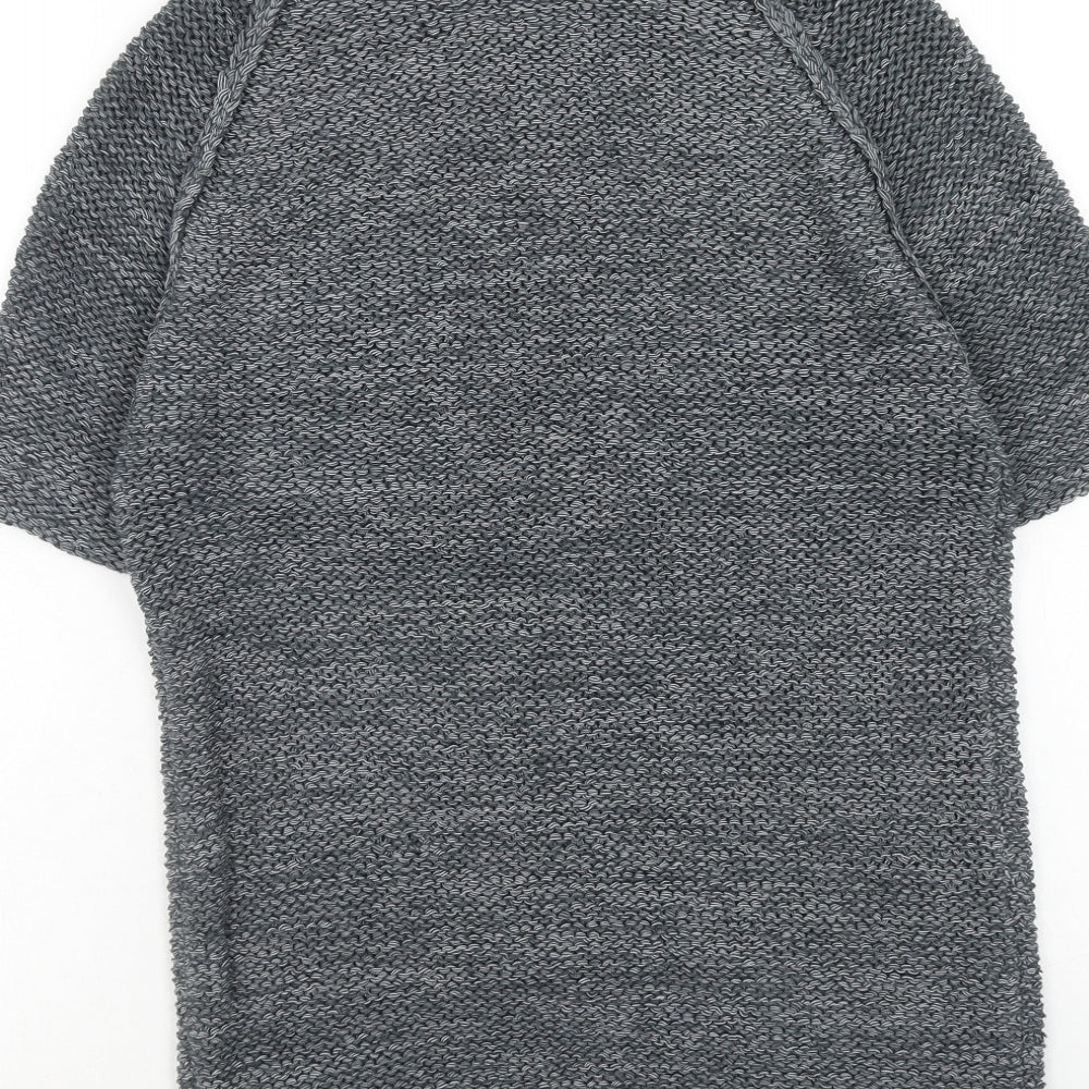 Womens UK Size 10 Papaya Blue Pullover Jumper