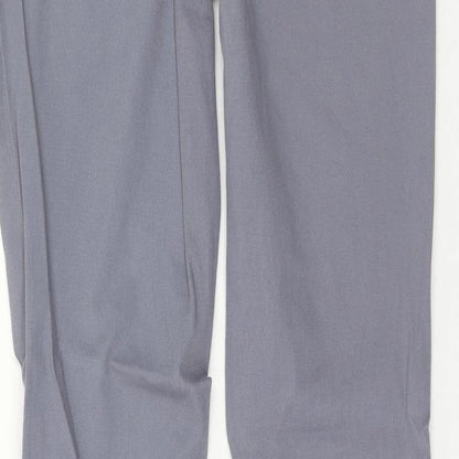 H&M Womens Grey Cotton Skinny Jeans Size 10 Regular Zip
