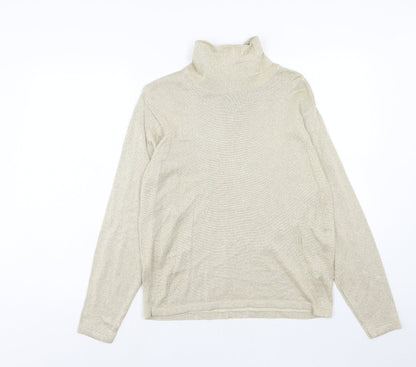 Womens UK Size M Talbots Gold Pullover Jumper
