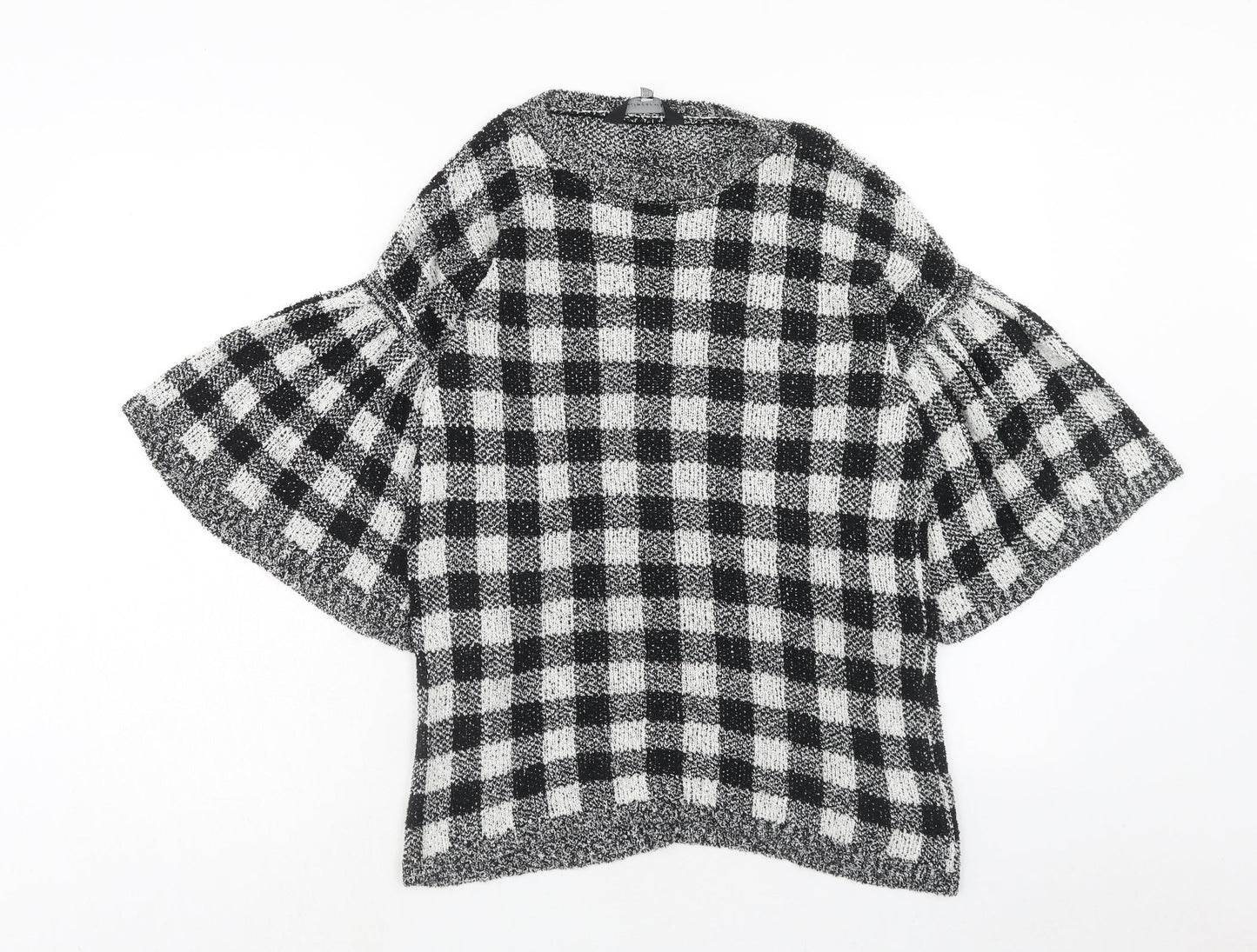 Womens UK Size 6 F&F Black Pullover Jumper