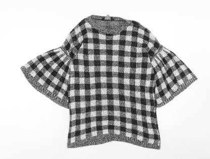 Womens UK Size 6 F&F Black Pullover Jumper