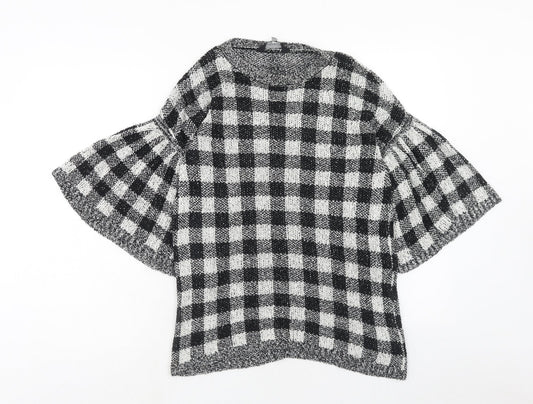 Womens UK Size 6 F&F Black Pullover Jumper