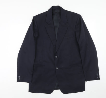 Ran jit Mens Blue Polyester Jacket Blazer Size 42 Regular