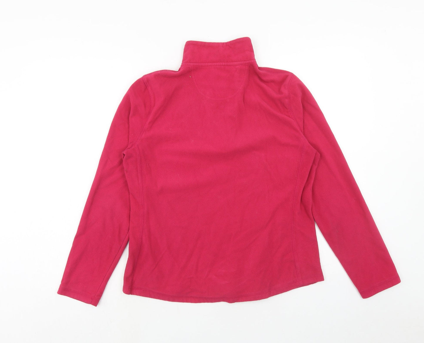 Gap Womens Pink Polyester Pullover Sweatshirt Size M Zip