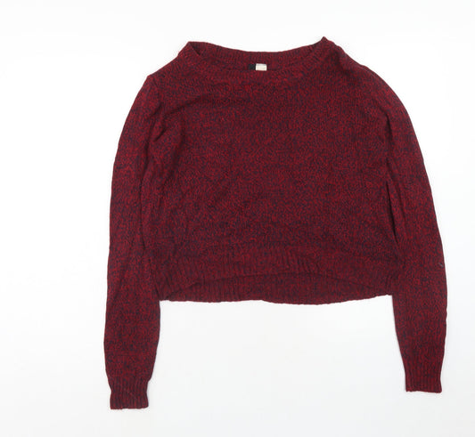 Womens UK Size M H&M Red Pullover Jumper