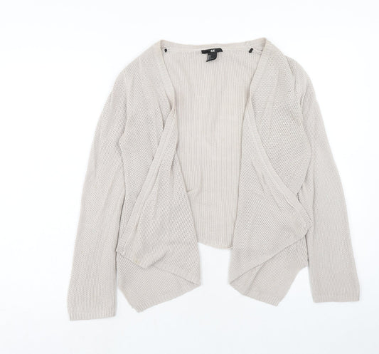 Womens UK Size S H&M Beige Cardigan Jumper
