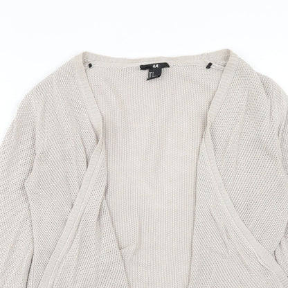 Womens UK Size S H&M Beige Cardigan Jumper