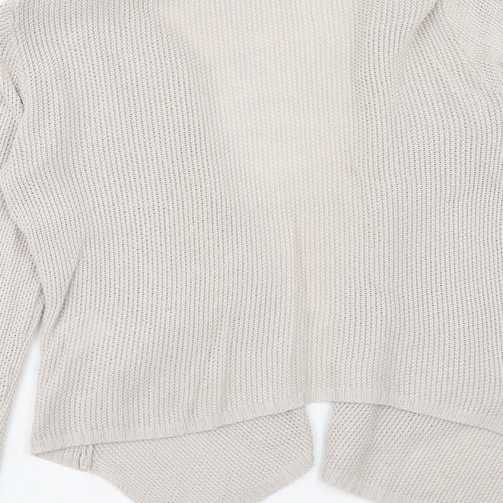 Womens UK Size S H&M Beige Cardigan Jumper