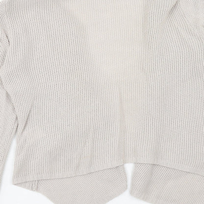 Womens UK Size S H&M Beige Cardigan Jumper