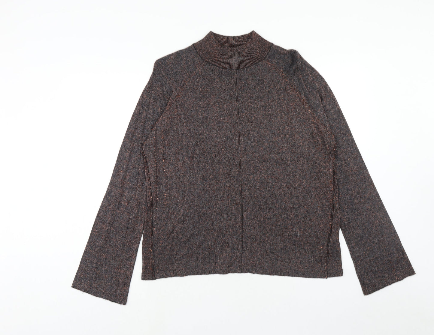 Womens UK Size 12 Topshop Brown Pullover Jumper