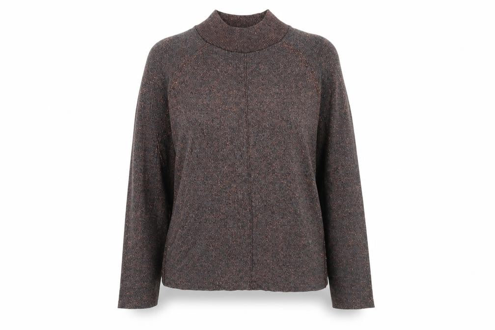 Womens UK Size 12 Topshop Brown Pullover Jumper