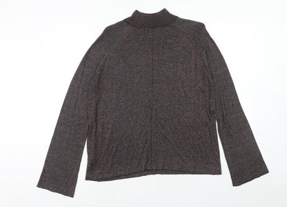 Womens UK Size 12 Topshop Brown Pullover Jumper
