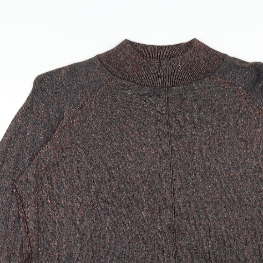 Womens UK Size 12 Topshop Brown Pullover Jumper