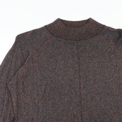 Womens UK Size 12 Topshop Brown Pullover Jumper
