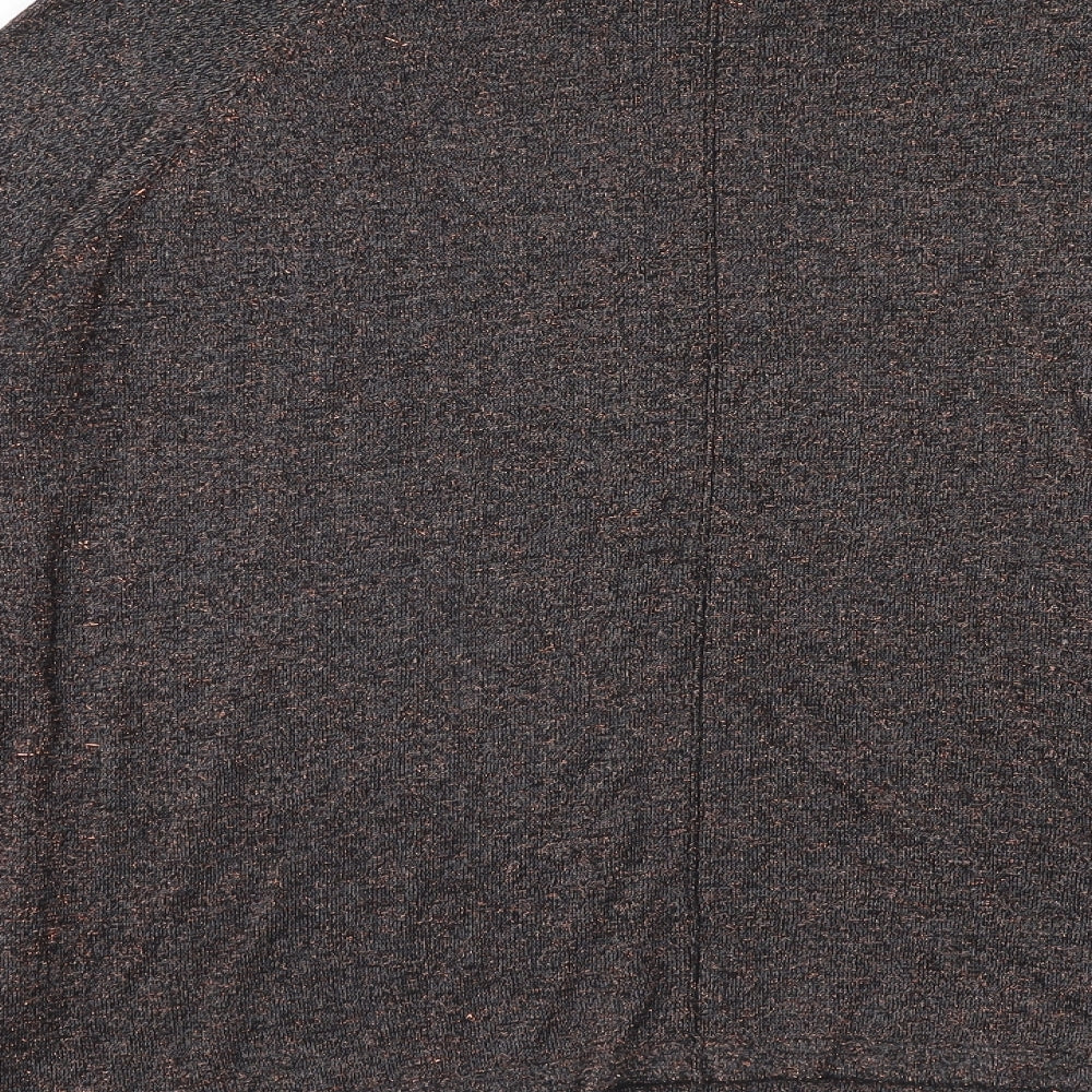 Womens UK Size 12 Topshop Brown Pullover Jumper