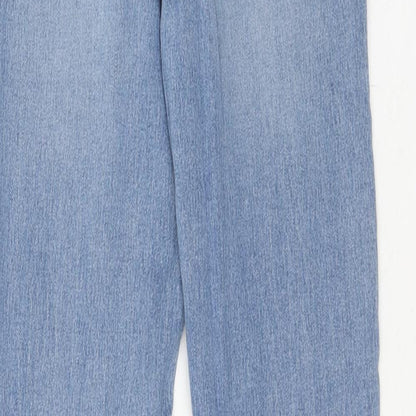 Womens UK Size 28 in H&M Regular Fit Skinny Blue Jeans