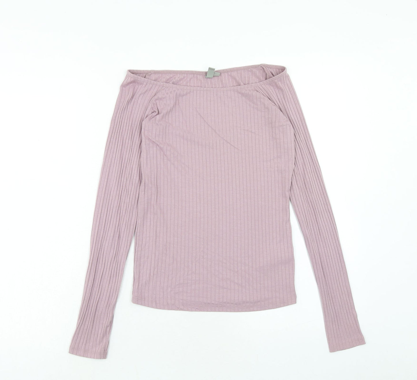Womens UK Size 12 ASOS Purple Basic T-Shirt