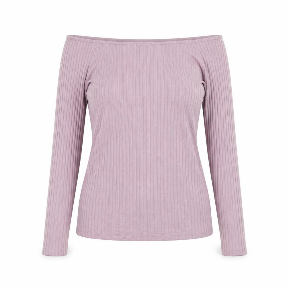Womens UK Size 12 ASOS Purple Basic T-Shirt