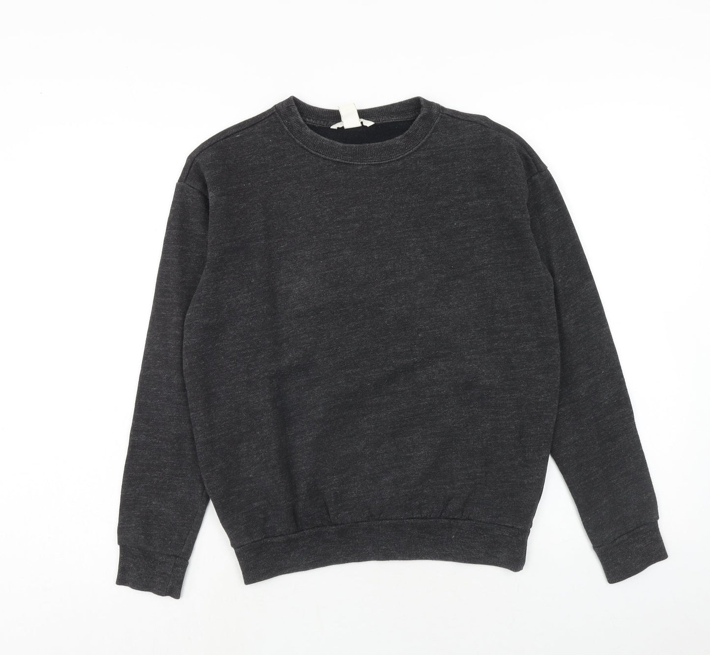 H&M Womens Grey Cotton Pullover Sweatshirt Size XS Pullover