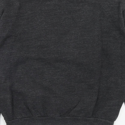 H&M Womens Grey Cotton Pullover Sweatshirt Size XS Pullover