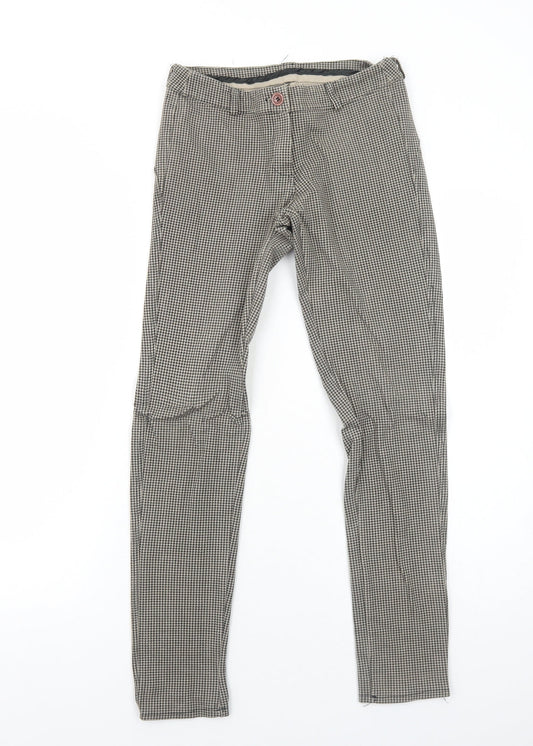 Womens UK Size 8 Preworn Regular Fit  Brown Trousers