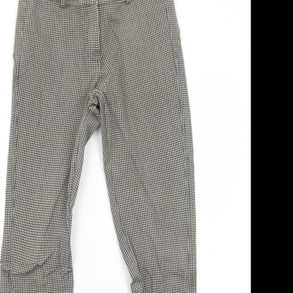 Womens UK Size 8 Preworn Regular Fit  Brown Trousers