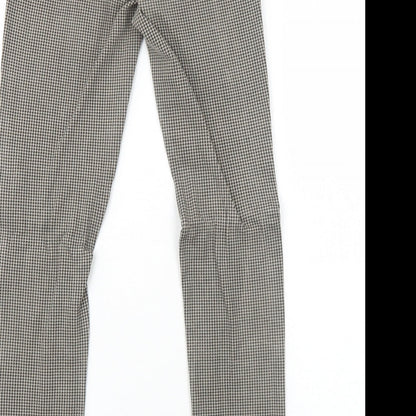 Womens UK Size 8 Preworn Regular Fit  Brown Trousers