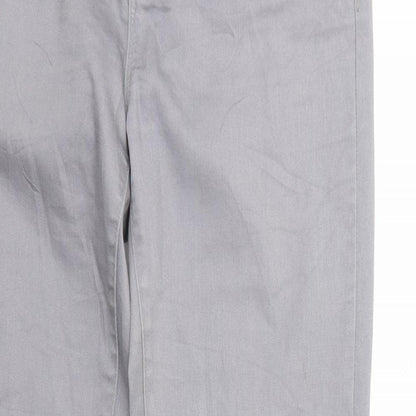 MIla Womens Grey Cotton Skinny Jeans Size 12 Regular Zip