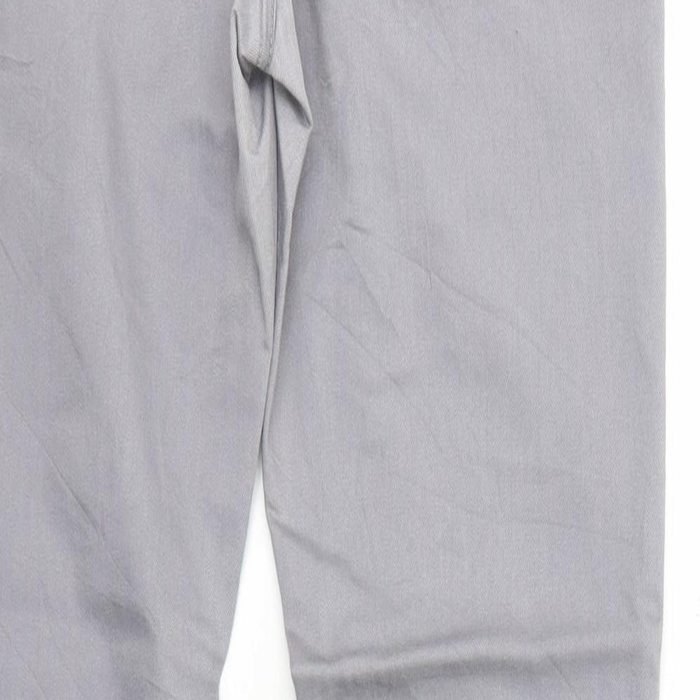 MIla Womens Grey Cotton Skinny Jeans Size 12 Regular Zip