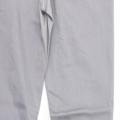 MIla Womens Grey Cotton Skinny Jeans Size 12 Regular Zip