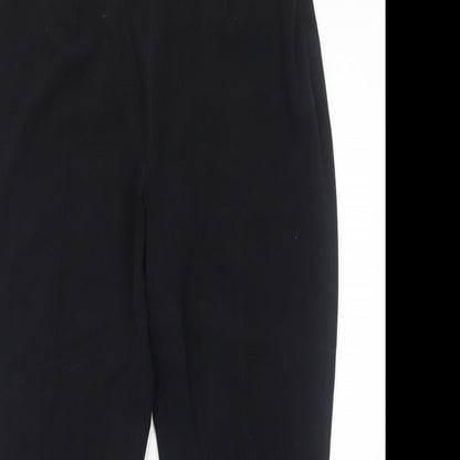 Berkertex Womens Black Polyester Trousers Size 16 Regular Zip