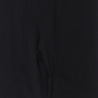 Berkertex Womens Black Polyester Trousers Size 16 Regular Zip