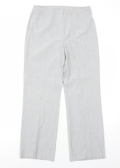 Womens UK Size 12 Essentials Regular Fit  Grey Trousers
