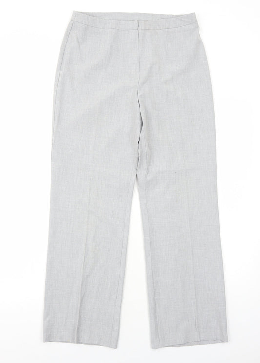 Womens UK Size 12 Essentials Regular Fit  Grey Trousers