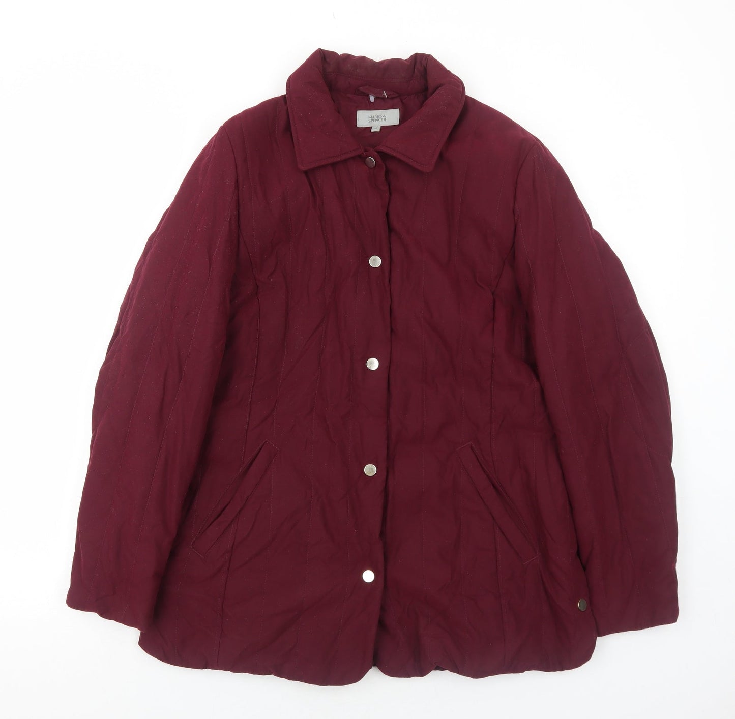 Womens UK Size 14 Marks and Spencer Red Jacket