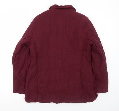 Womens UK Size 14 Marks and Spencer Red Jacket