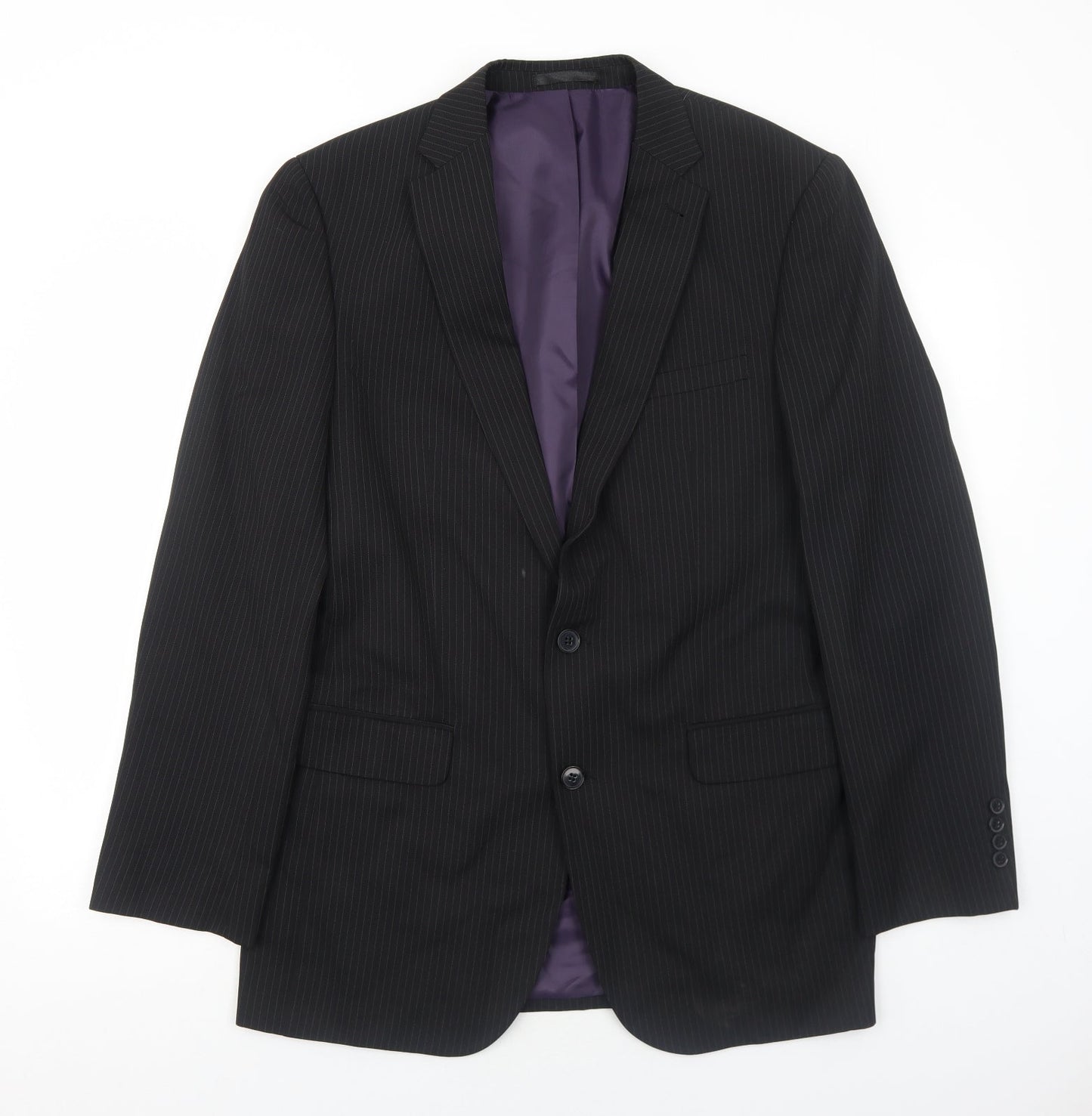 Mens UK Size 40 Taylor & Wright Regular Black Suit Jacket