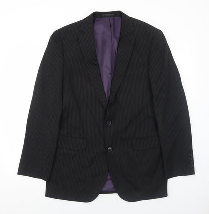 Mens UK Size 40 Taylor & Wright Regular Black Suit Jacket