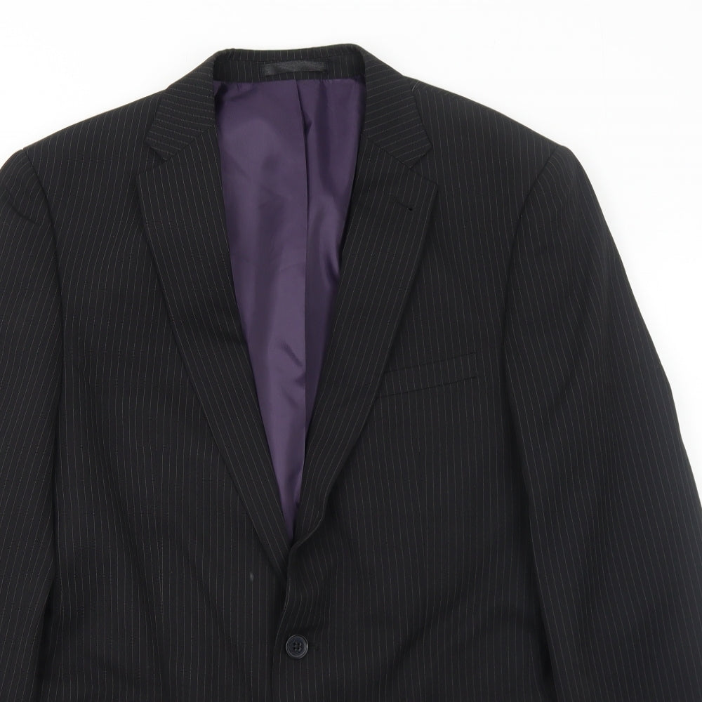 Mens UK Size 40 Taylor & Wright Regular Black Suit Jacket