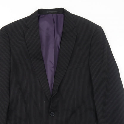 Mens UK Size 40 Taylor & Wright Regular Black Suit Jacket